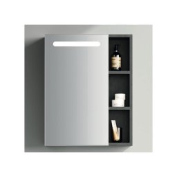 BRILAGI - Dulap de baie cu oglindă și iluminare LED TRABIA SINGLE 60x70 cm