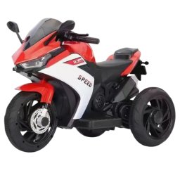 Motocicleta electrica copii cu 3 roti model 618, 6V, 3 trepte viteza, USB MP3, max 30kg, 2-5 ani, rosu