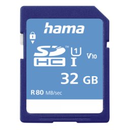 Card memorie Card de memorie SDHC Hama 32 GB, UHS-I, Class 10, Citire 80 MB/s