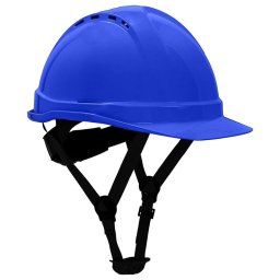 Casca de protectie industriala ventilata / albastru