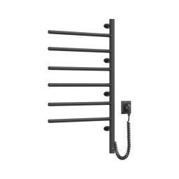 Vertaduro- Uscător electric rotativ pentru prosoape cu termostat ARA 105W/230V 82x49 cm IP44 negru