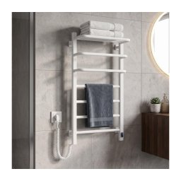 Vertaduro - uscător electric de prosoape cu termostat DOR 155W/230V 80x48 cm IP44 alb stânga