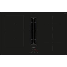 Plita Siemens ED811BS16E iQ300, independent hob (black, 80 cm, with integrated extractor hood)