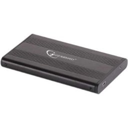 RACK extern GEMBIRD, pt HDD/SSD, 2.5 inch, S-ATA, interfata PC USB 2.0, aluminiu, negru, "EE2-U2S-5" 45503612 (timbru verde 0.8 lei)