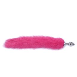 Dildo metalic Rosy Long Tail