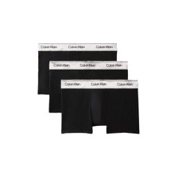 CALVIN KLEIN Lenjerie (Pack of 3) Trunk LV00NB4730 4XB black w/silver haze wbs