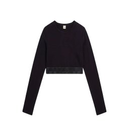 CALVIN KLEIN Top Lightly Lined LV00QF9078 UB1 black