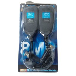 Set Videobalun 8MP Pasiv 2 in 1 ,Video +Alimentare