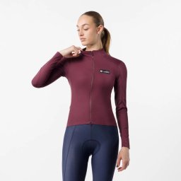 Castelli - jacheta ciclism iarna - Sweetspot W Jacket - bordeaux inchis - M