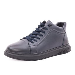Ghete barbati din piele naturala, Otter 1CJ90017B 42-N, bleumarin