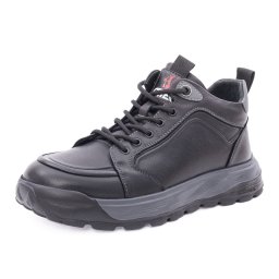 Ghete barbati din piele naturala, Otter 1CJ90019A 01-N, negru