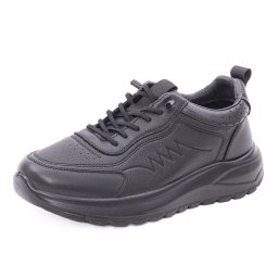 Pantofi barbati casual din piele mix, Otter 2D6103 01-Z, negru