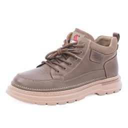 Ghete barbati din piele naturala, Otter 1E670008C 40-N, maro kaki