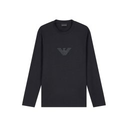 EMPORIO ARMANI Bluză EM004584AF13669 MC539 black - eagle 12cm h