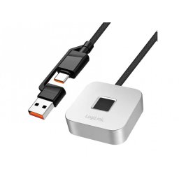 Cititor amprenta USB-C/USB-A MOH metalic Negru, Logilink AU0067