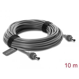Cablu DC 5.5 x 2.1 mm 100W T-T compatibil cu Starlink Mini 10m Gri, Delock 91826