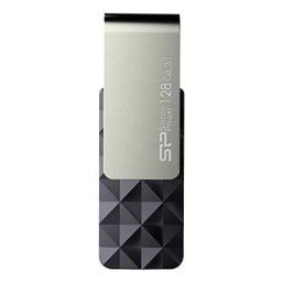 Memorie USB Blaze B30 Pendrive USB 128 GB USB 3.2 Gen 1 (SP128GBUF3B30V1K) Black, Silver
