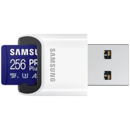 Card memorie microSD PRO Plus MB-MD256SB/WW 256GB + cititor
