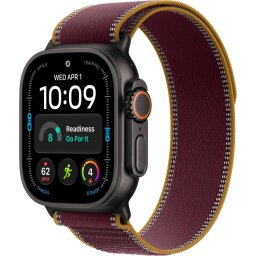Smartwatch Watch Ultra 4 49mm Titanium Burgundy Trail Loop M/L