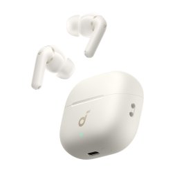 Casti True Wireless, In-Ear, Anker Soundcore P42i, Adaptive ANC, Autonomie 56 ore, LDAC, IP55, Bluetooth 6.1, Alb