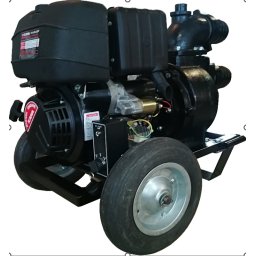 Motopompă Diesel pentru ape murdare Gardelina DWP 12 DL K4X – motor WEIMA WM192FE, 12 CP, 3 bari, aspirație/refulare 4"/4"