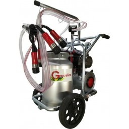 Aparat de muls Gardelina T240 AL PC, 2 posturi, 40 L, aluminiu