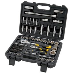 Trusa insurubare Stanley STMT17379-1, antrenoare si accesorii 1/4" si 1/2", valiza cu 96 piese