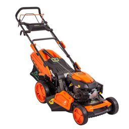 Mașină de tuns gazon autopropulsată Greenfield G-MTG482ARW-T6, 3,46 CP, benzină 146 cm³, 47 cm lățime de tăiere, 7 trepte, sac colector 60 L
