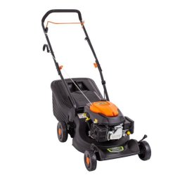 Mașină de tuns gazon pe benzină Greenfield G‑MTG400‑T6, 3.46 CP (146 cm³), 40 cm lățime de tăiere, 6 trepte reglaj, sac colector 40 L