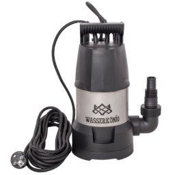 Wasserkonig SPMC10267 | pompă submersibilă din plastic | 1000 W · 16000 l/h | refulare 10 m · particule max. 5 mm | flotor electromecanic