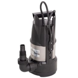 Pompa submersibilă Wasserkonig SPEC9208 — 750 W, 12.500 l/h, H max 8,5 m, particule max. 5 mm, carcasă motor inox, senzori electronici de nivel, corp plastic