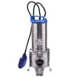 Pompă submersibilă inox Wasserkonig PSI12 | 900 W · 21.000 l/h · refulare 12 m | Acceptă particule max. 10 mm | Pentru drenaj şi evacuare ape menajere/pluviale | Construcție...