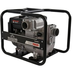 Motopompă 3" pentru apă cu namol Wasserkonig WSKM80M - debit 55 m³/oră - înălțime refulare max. 20 m - motor Euro V, benzină - putere 7 CP