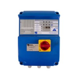 Tablou electric trifazat Ebara 2EP1_1T_UA | 400 V | Putere max. 1,1 kW | Protecție și comutare pentru pompe și motoare | Montaj pe șină DIN, compact