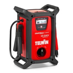 Telwin STARTZILLA12024XT | Robot de pornire și tester 12/24 V | Curent de pornire maxim 12.000 A | Baterie internă 40 Ah | Start rapid și diagnosticare automată pentru...
