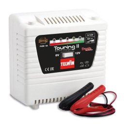 Redresor baterii Telwin TOURING11 | Încărcare 6/12 V | Compatibil Pb, GEL/AGM, MF, Pb-Ca | Curent 15–30 A / 25–55 A | Compact și sigur pentru auto și moto