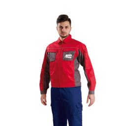 Jachetă protecție sudură Telwin 80283 | mărime L | material ignifug și rezistent | protecție brațe și trunchi | pentru sudură profesională