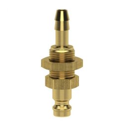 Cuplă rapidă mini tată Ludecke ESM_6_SSVAB | DN 5 | Furtun 6 mm | Închidere dublă | Conector pneumatic compact