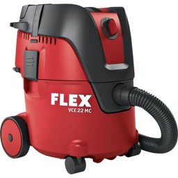 Aspirator profesional FLEX VCE 22 M MC, compatibil cu 2 acumulatori Li-Ion 18 V, 21 L