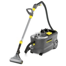 Aspirator profesional cu spălare Karcher Puzzi 10/1 EU, 1250 W, 10+9 L, duză tapițerie și duză podea, cod 1.100-130.0