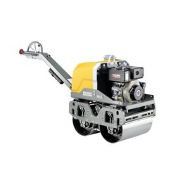 Cilindru compactor cu rolă dublă Wacker Neuson RD7Yeh HRC | 697 kg | Motor Yanmar | Lățime rolă 650 mm | Pornire electrică, contor ore