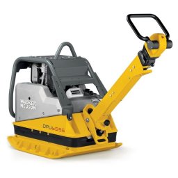 Placă compactoare reversibilă Wacker Neuson DPU6555Hec — diesel, 497 kg, forță de impact 65 kN, pornire electrică, sistem Compatec