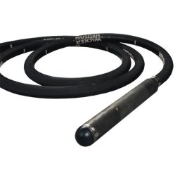Vibrator de beton compatibil Wacker Neuson IREN 38/042/5 GV, cap vibrant 38 mm cu protecție din cauciuc, furtun 5 m