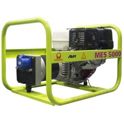 Generator curent pe benzină - PRAMAC MES5000_AVR - Portabil - Monofazat - 5.1 kVA cu modul AVR