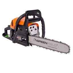 Drujbă cu lanț Greenfield | Model G-MF45-40_EUROV | 45 cm³, 2.2 CP | Șină 40 cm | Motoferăstrău pe benzină