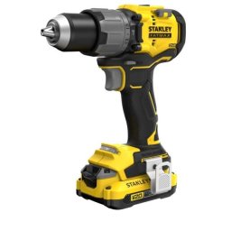 Mașină de găurit și înșurubat cu percuție Stanley SFMCD726D2K, fără perii, 18 V, 2x2.0 Ah, mandrină 1.5–13 mm