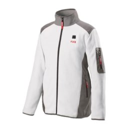 Fleece încălzit electric Flex 512095, TF White 10.8/18.0 XL Lady, compatibil cu acumulatori Li-Ion 10.8 și 18 V, pentru femei, mărime XL