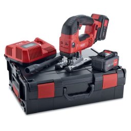 Fierastrau pendular Flex JSB 18.0-EC/5.0SET, cu acumulatori Li-Ion 18 V, 2 x 5.0 Ah, 0 - 3500 opm, cursa 26 mm, 120 mm, cutie L-BOXX
