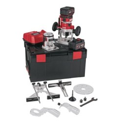 Mașină de frezat Flex CER 18.0-EC/5.0 — Set cu 2 acumulatori 18V, adâncime tăiere 50 mm, valiză L-BOXX