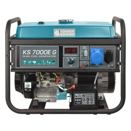 Generator de curent benzină/gaz Konner & Sohnen KS 7000E G, 5,5 kW, monofazat, AVR, pornire electrică